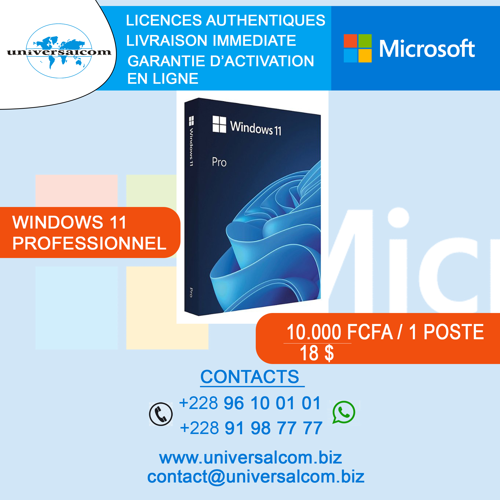 Microsoft windows 11 Professionnel